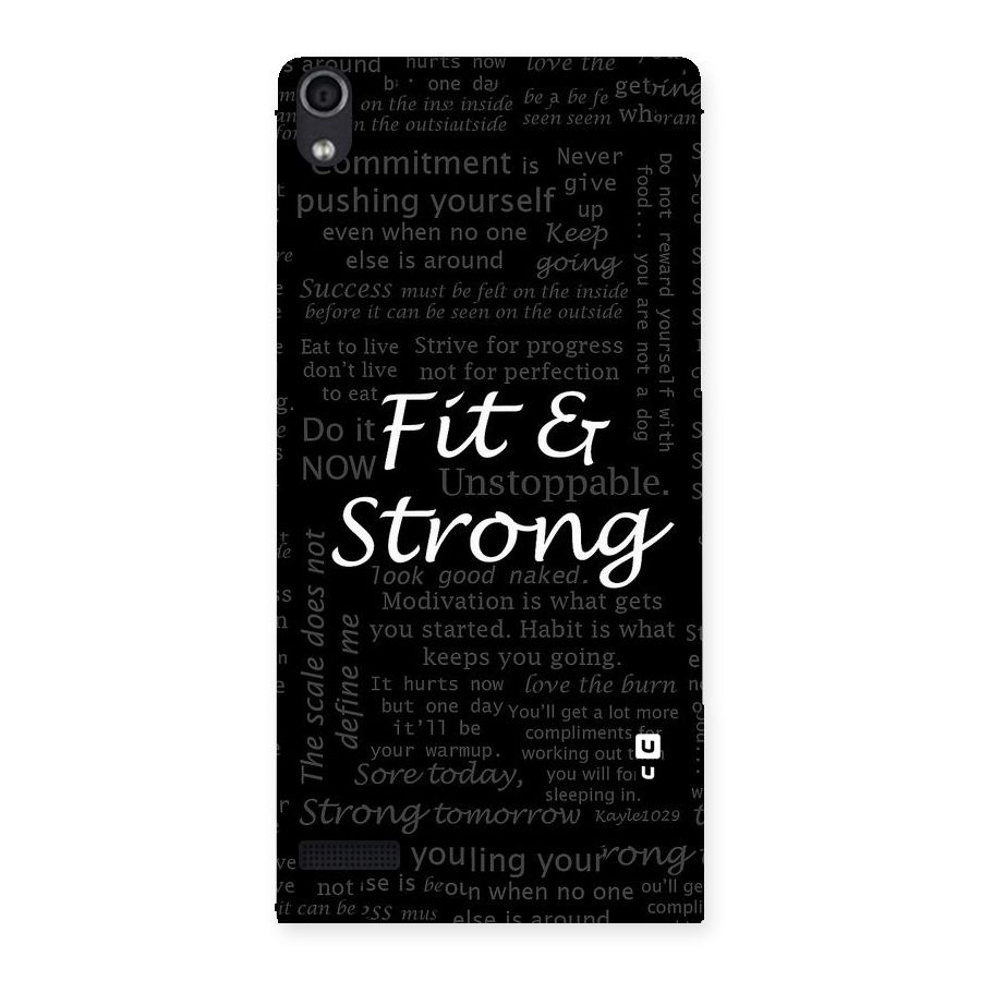 Fit And Strong Back Case for Ascend P6