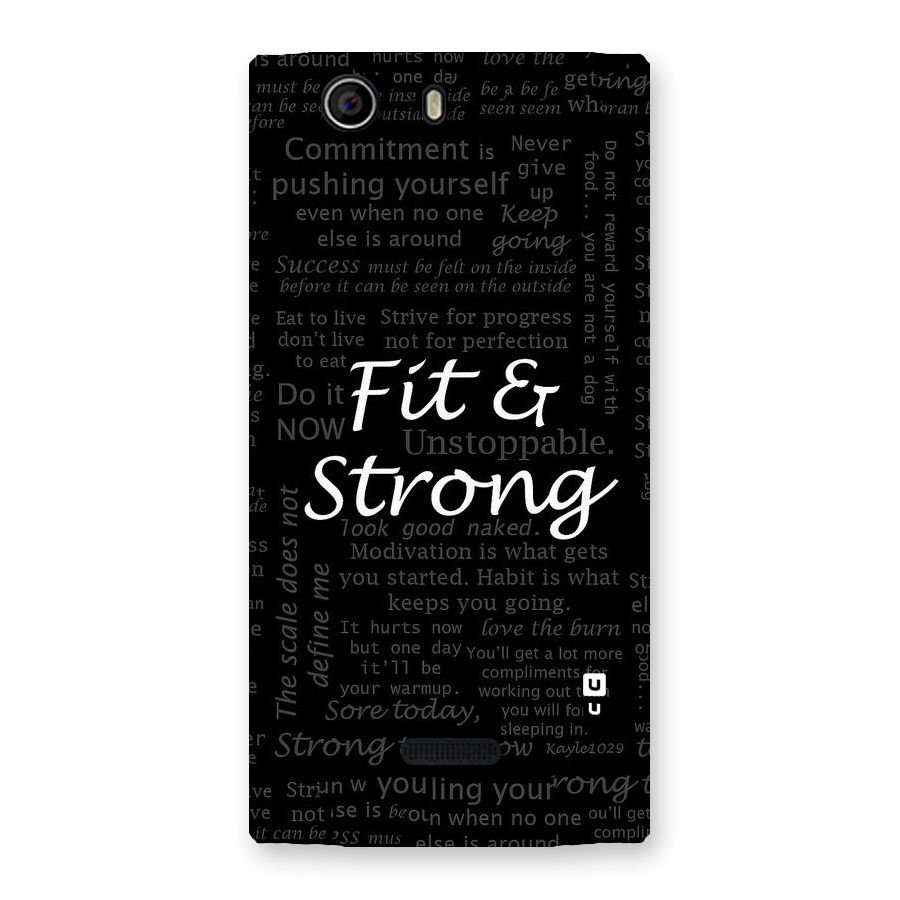Fit And Strong Back Case for Canvas Nitro 2 E311