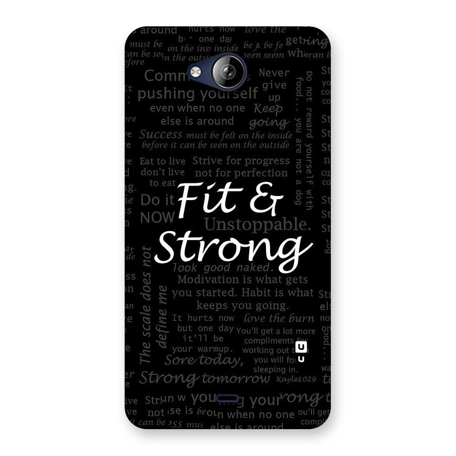 Fit And Strong Back Case for Canvas Play Q355
