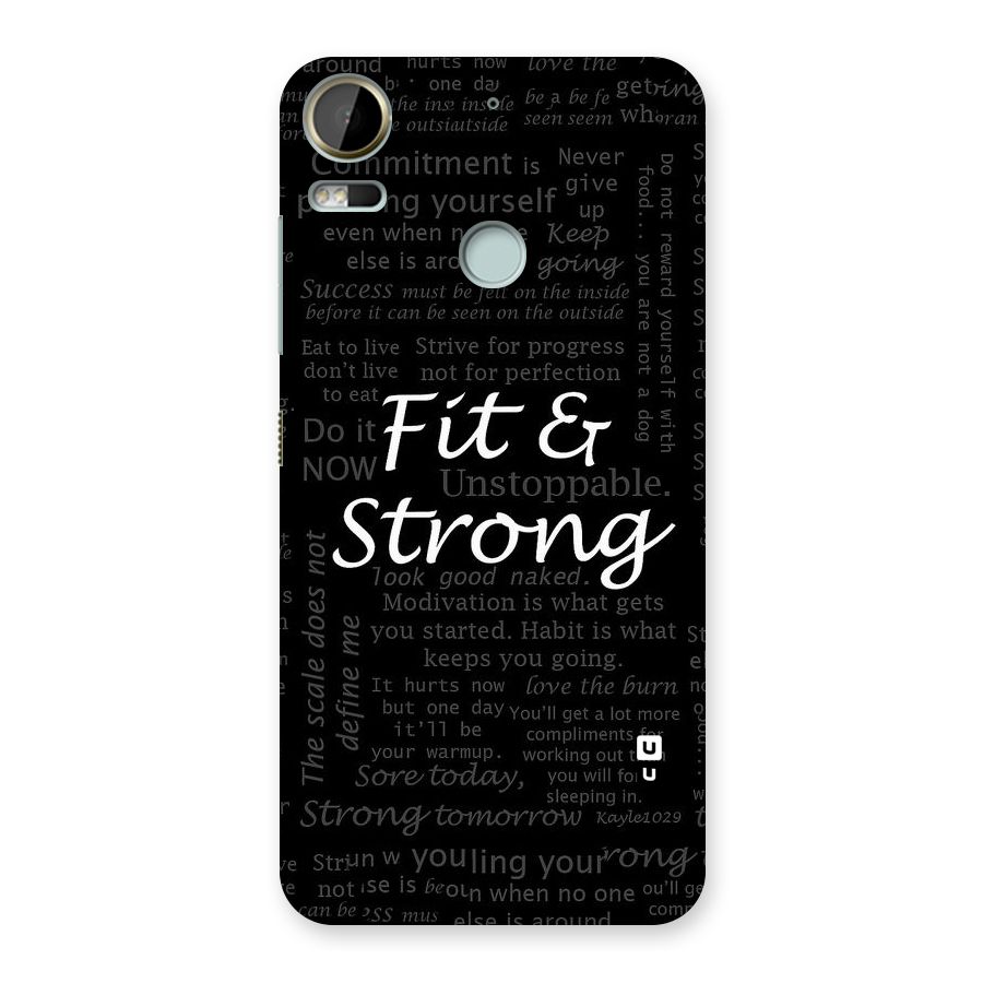 Fit And Strong Back Case for Desire 10 Pro