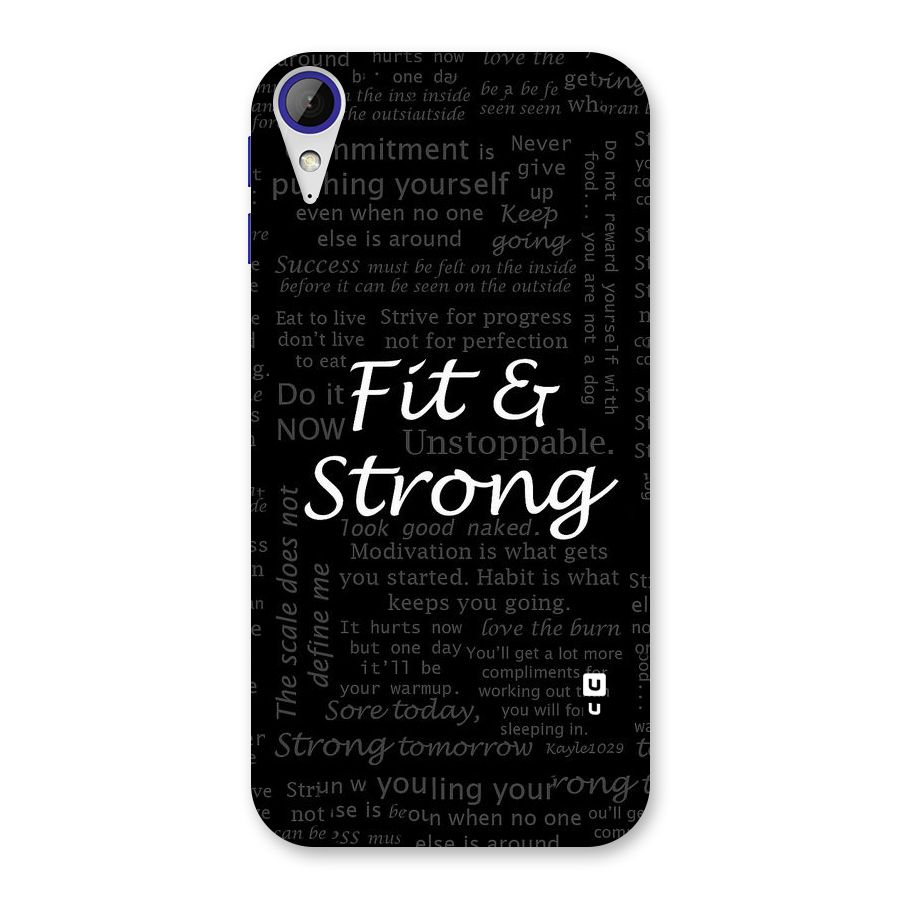 Fit And Strong Back Case for Desire 830