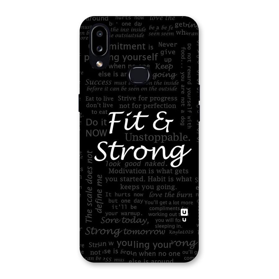 Fit And Strong Back Case for Galaxy A10s
