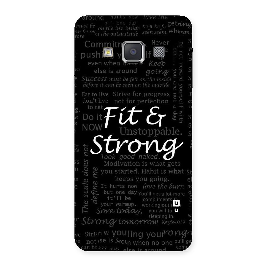 Fit And Strong Back Case for Galaxy A3