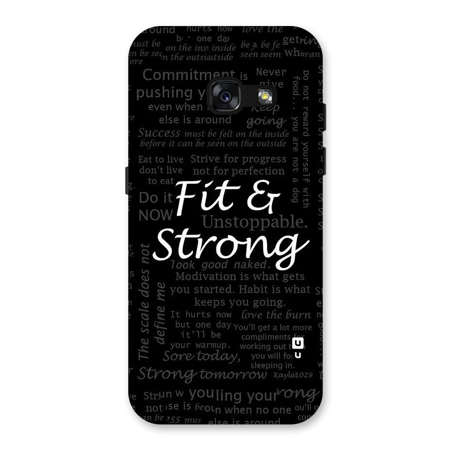 Fit And Strong Back Case for Galaxy A3 (2017)