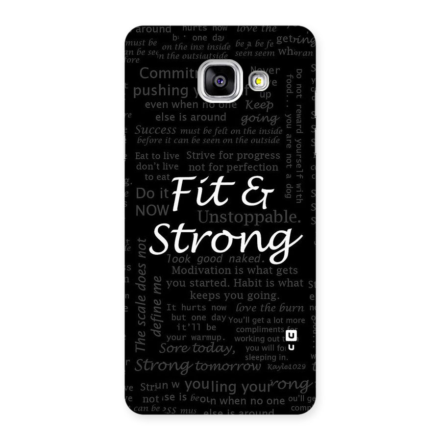 Fit And Strong Back Case for Galaxy A5 2016