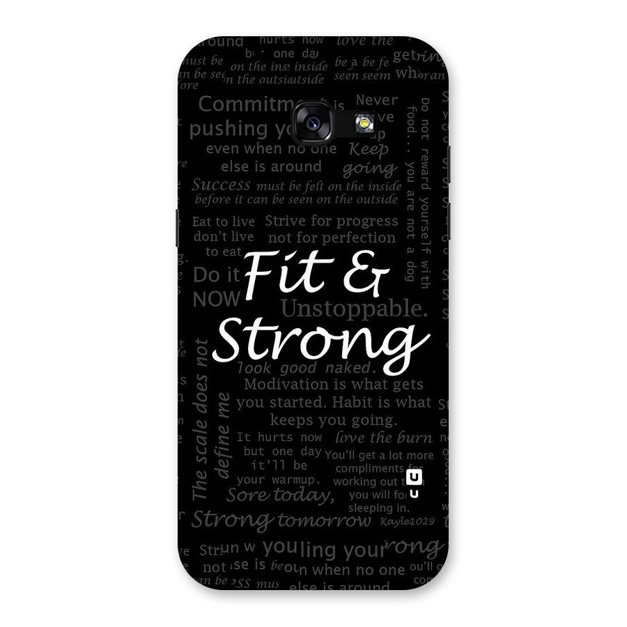 Fit And Strong Back Case for Galaxy A5 2017