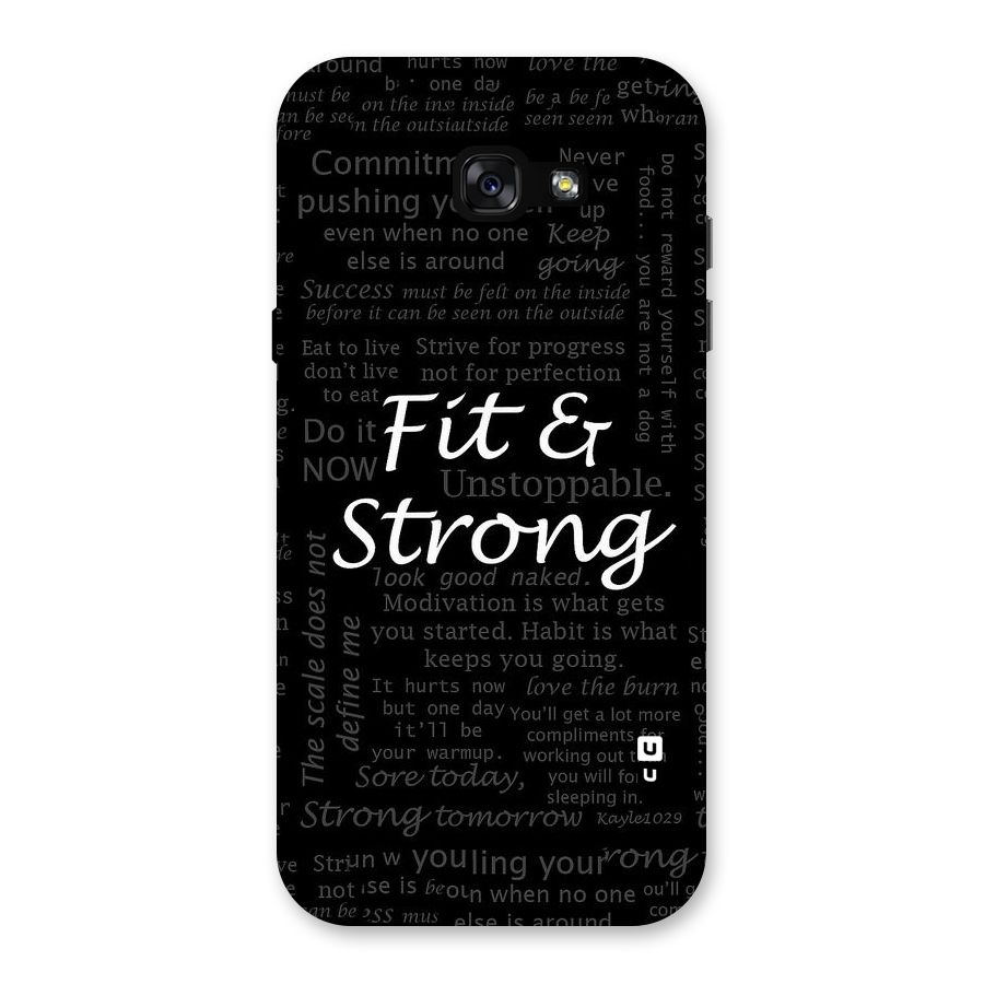 Fit And Strong Back Case for Galaxy A7 (2017)