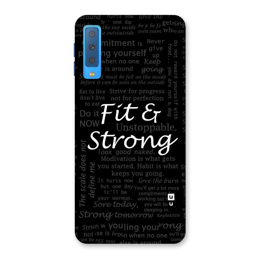 Fit And Strong Back Case for Galaxy A7 (2018)