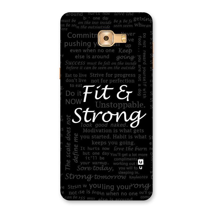 Fit And Strong Back Case for Galaxy C9 Pro