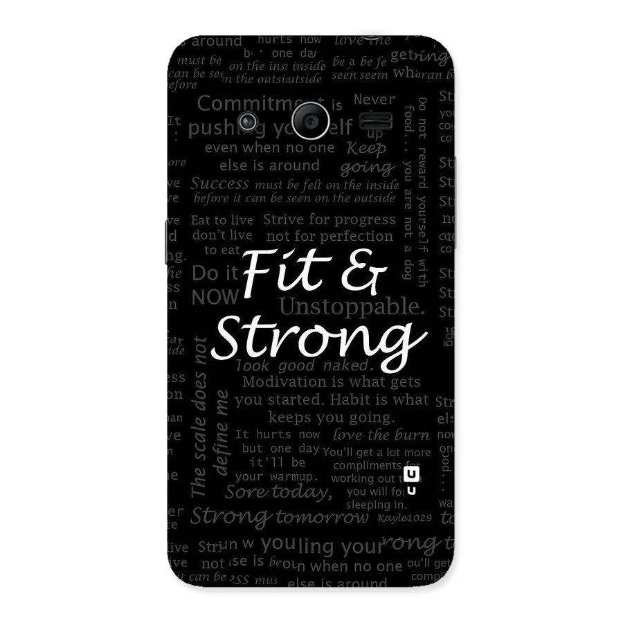 Fit And Strong Back Case for Galaxy Core 2