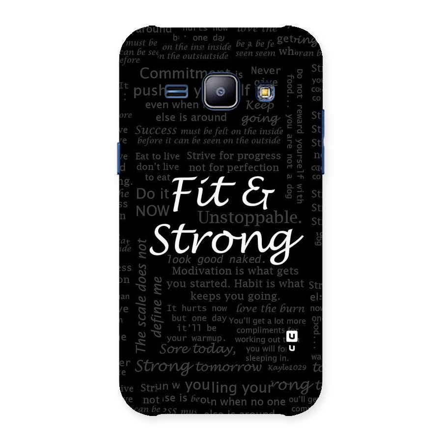 Fit And Strong Back Case for Galaxy J1
