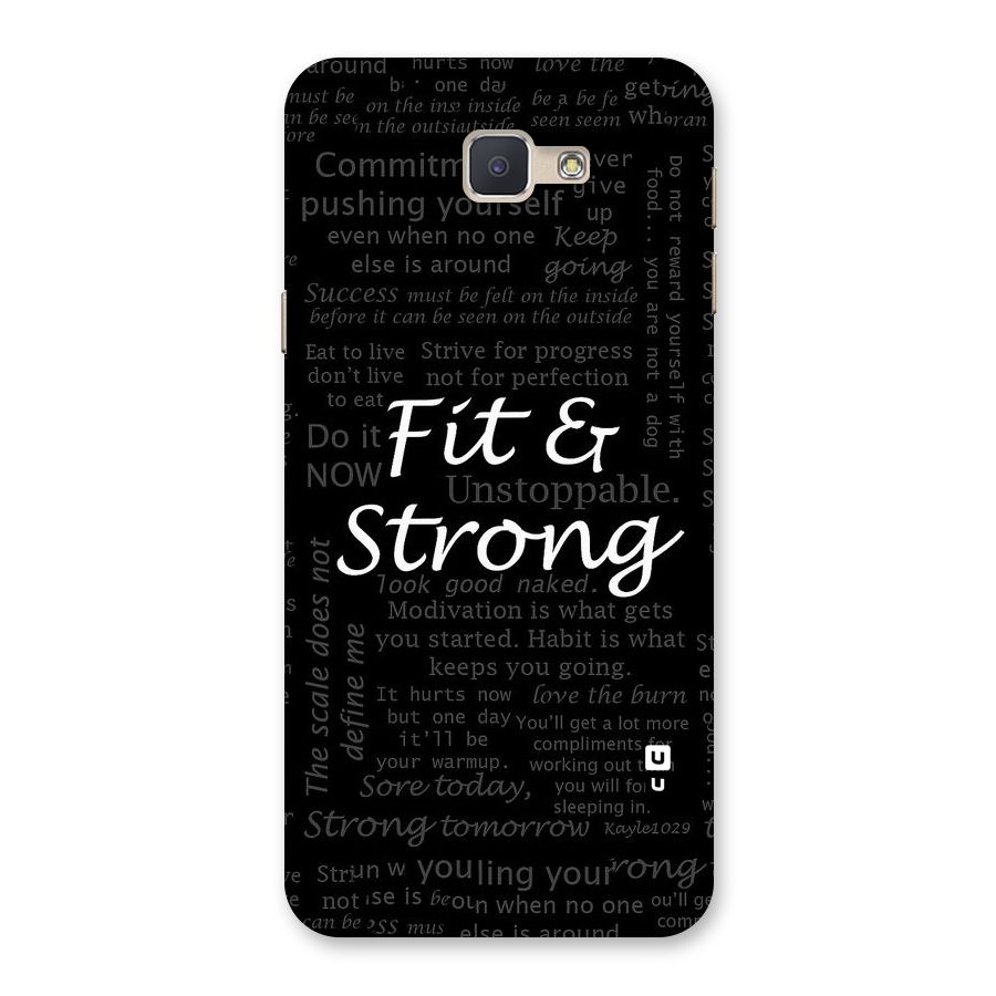 Fit And Strong Back Case for Galaxy J5 Prime