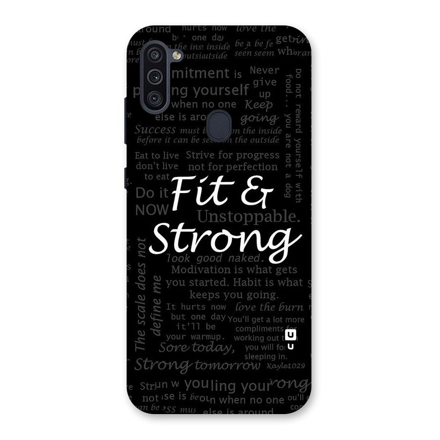 Fit And Strong Back Case for Galaxy M11