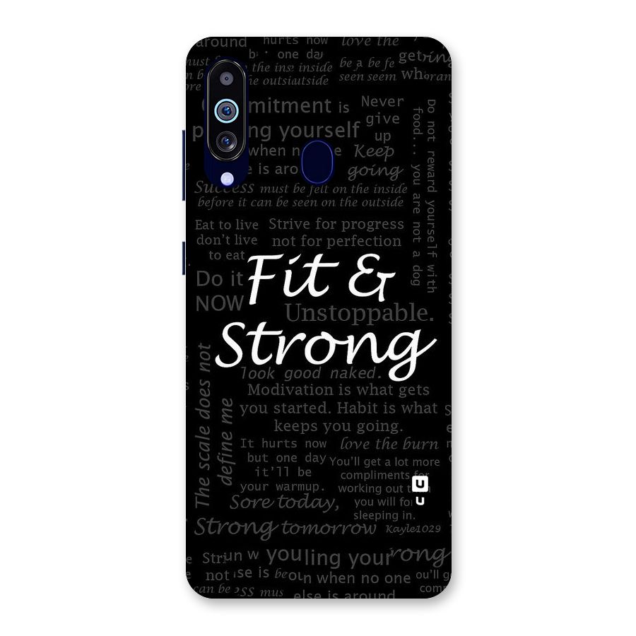 Fit And Strong Back Case for Galaxy M40