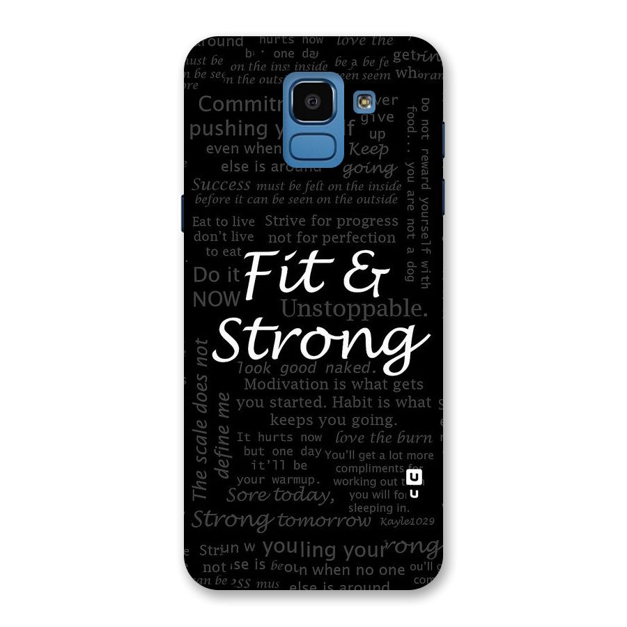 Fit And Strong Back Case for Galaxy On6
