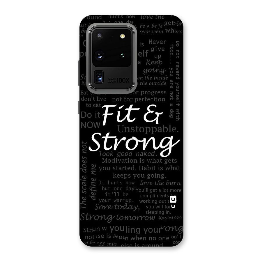 Fit And Strong Back Case for Galaxy S20 Ultra