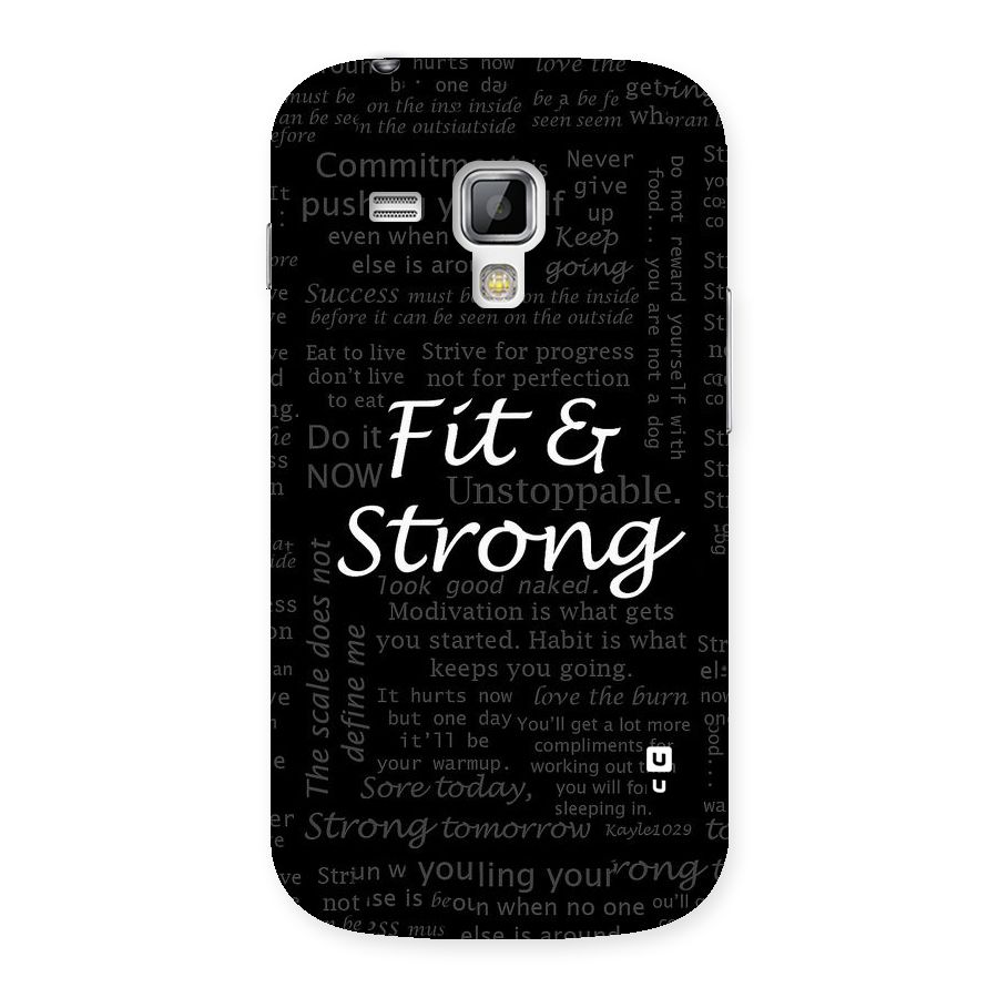 Fit And Strong Back Case for Galaxy S Duos