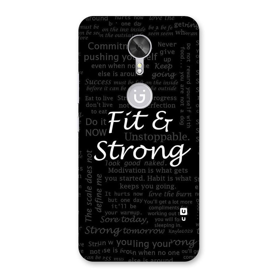 Fit And Strong Back Case for Gionee A1