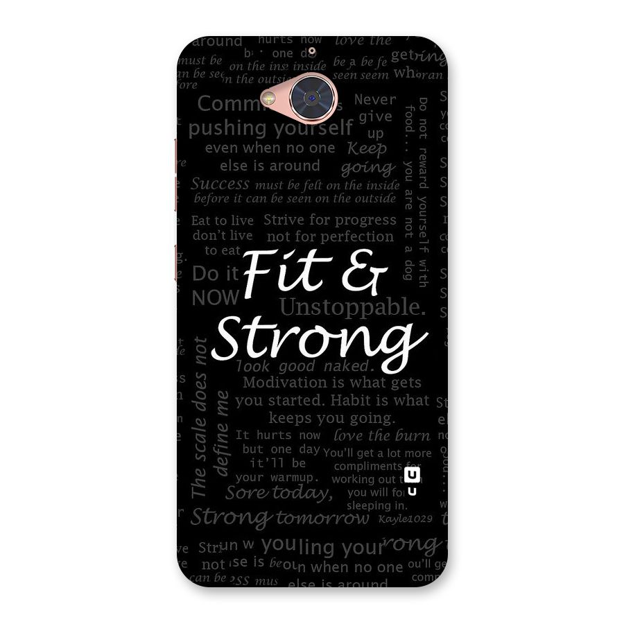 Fit And Strong Back Case for Gionee S6 Pro