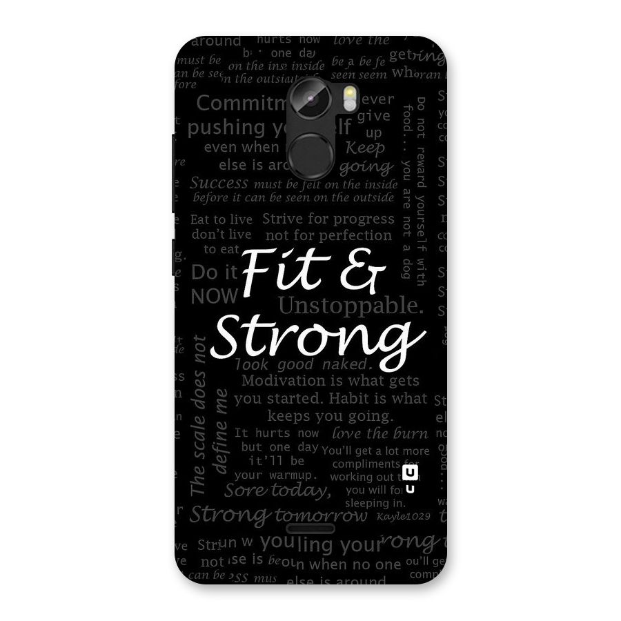 Fit And Strong Back Case for Gionee X1