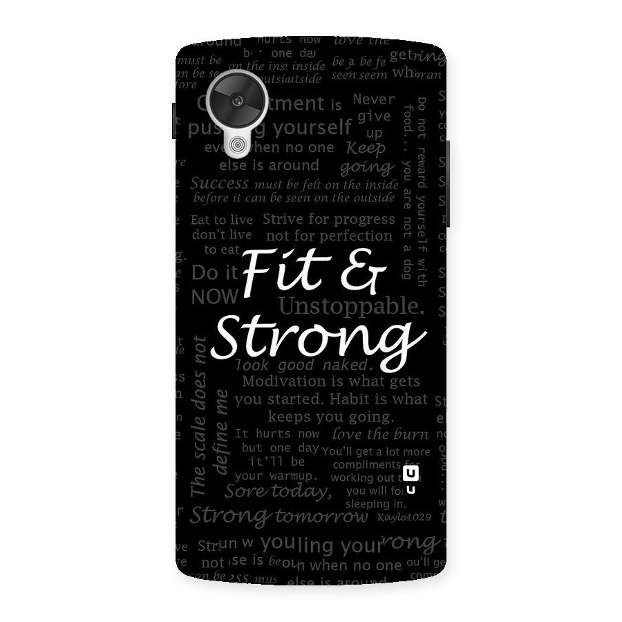 Fit And Strong Back Case for Google Nexsus 5