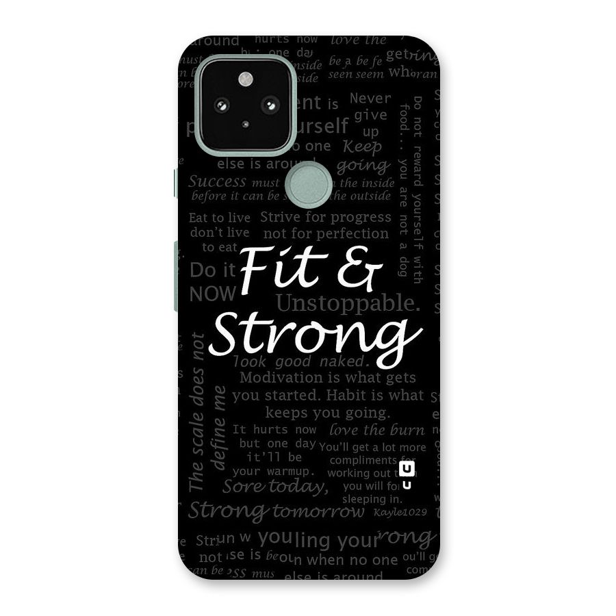 Fit And Strong Back Case for Google Pixel 5
