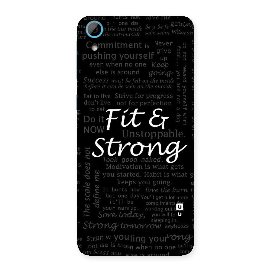 Fit And Strong Back Case for HTC Desire 826