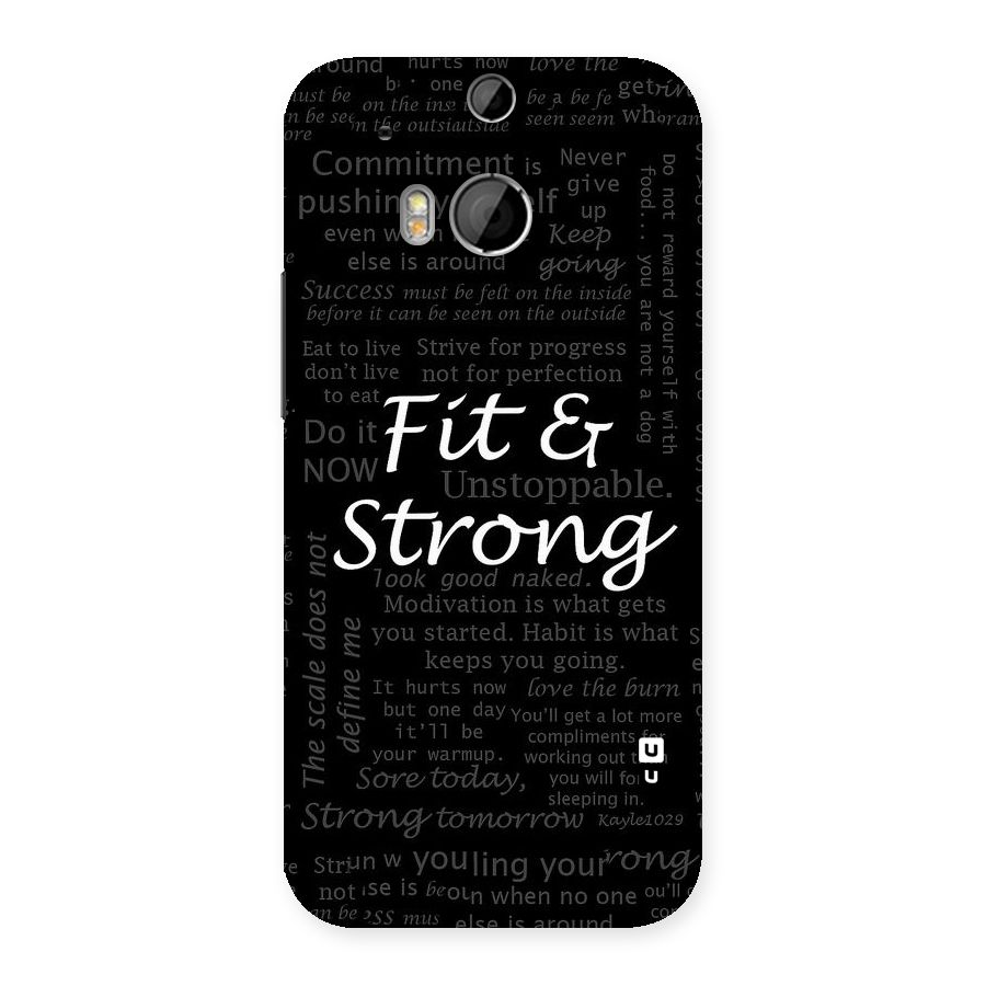 Fit And Strong Back Case for HTC One M8