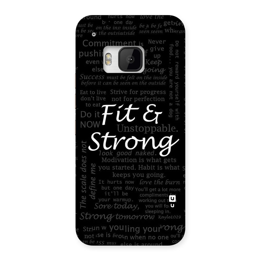 Fit And Strong Back Case for HTC One M9