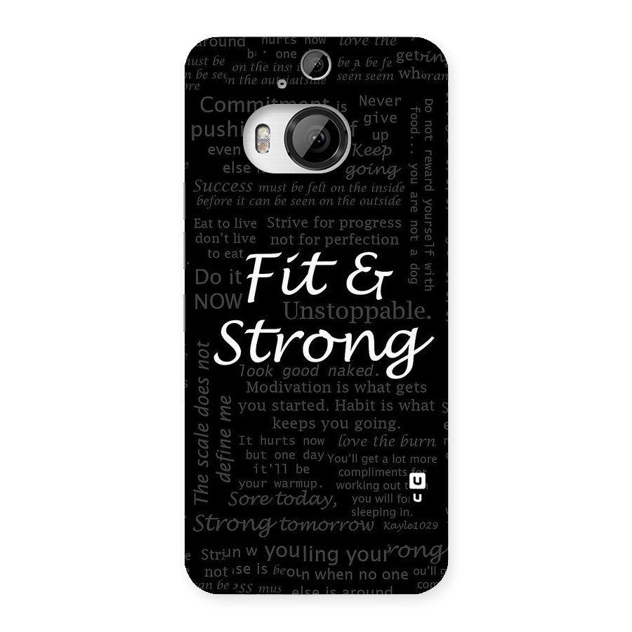 Fit And Strong Back Case for HTC One M9 Plus