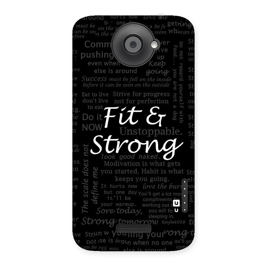 Fit And Strong Back Case for HTC One X