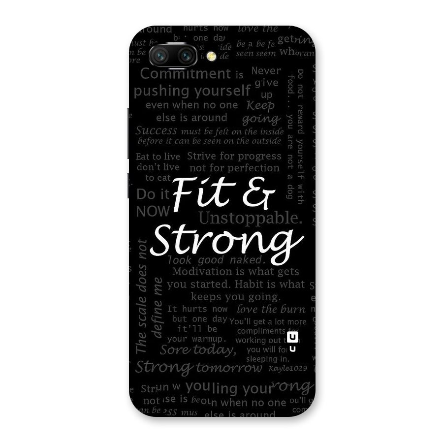Fit And Strong Back Case for Honor 10