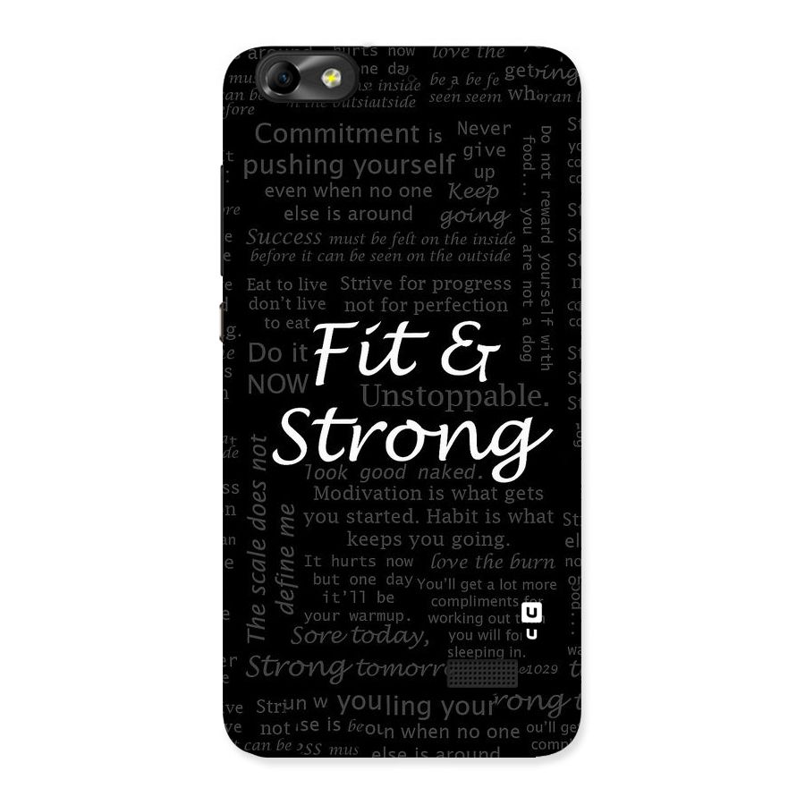Fit And Strong Back Case for Honor 4C