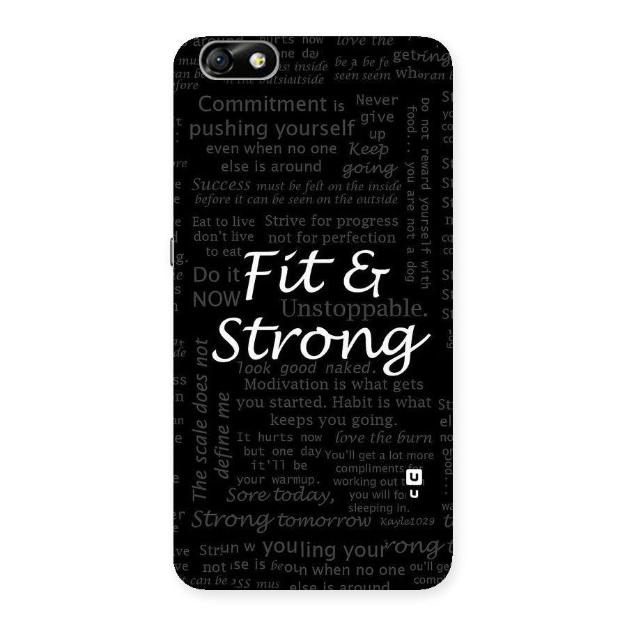 Fit And Strong Back Case for Honor 4X