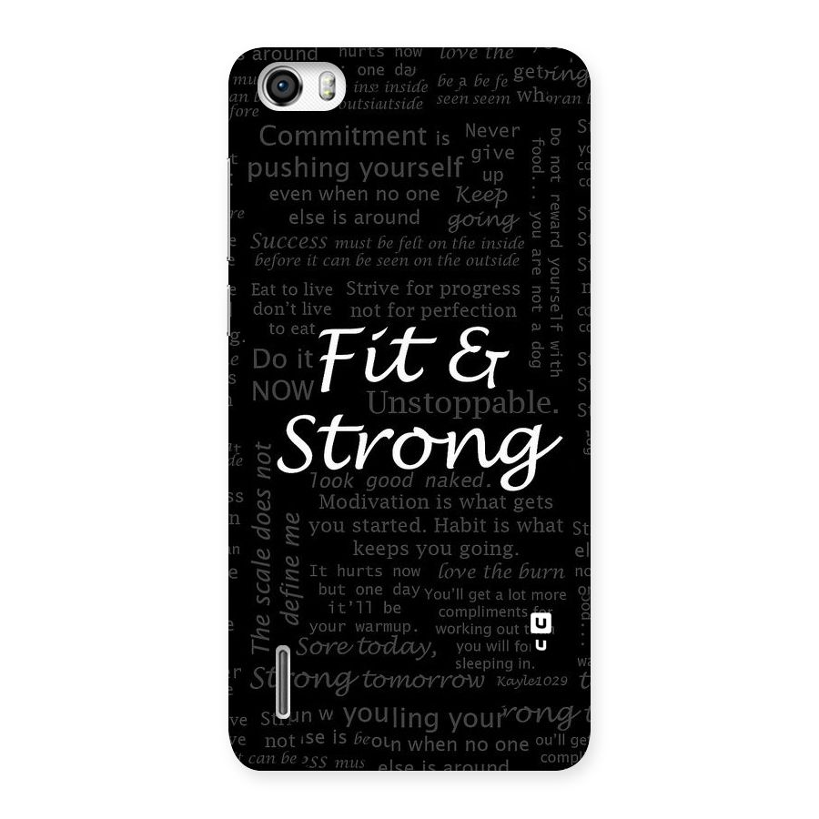 Fit And Strong Back Case for Honor 6