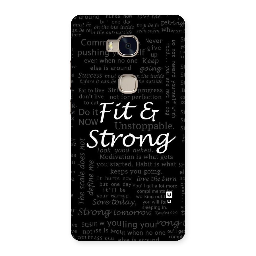 Fit And Strong Back Case for Huawei Honor 5X