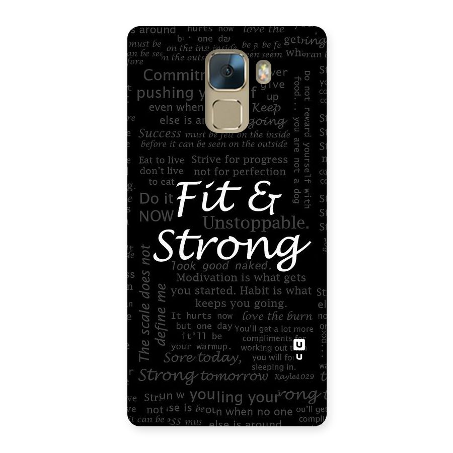 Fit And Strong Back Case for Huawei Honor 7
