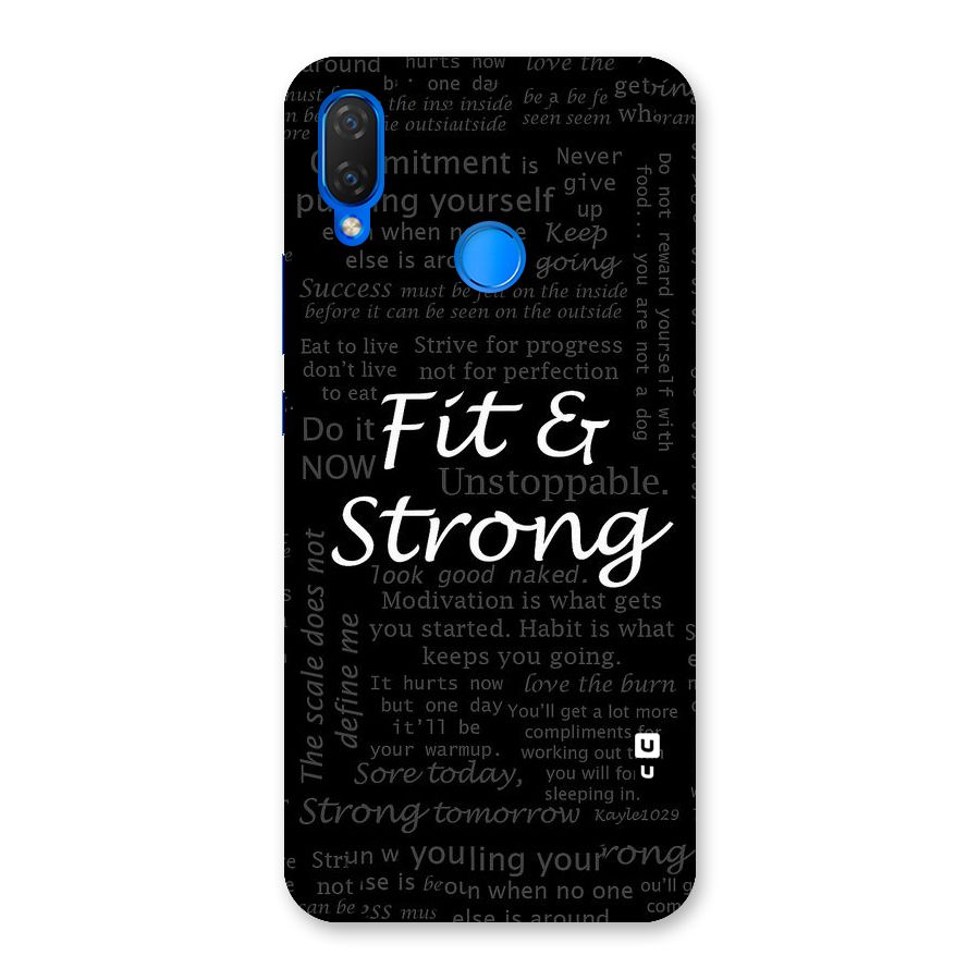 Fit And Strong Back Case for Huawei P Smart+