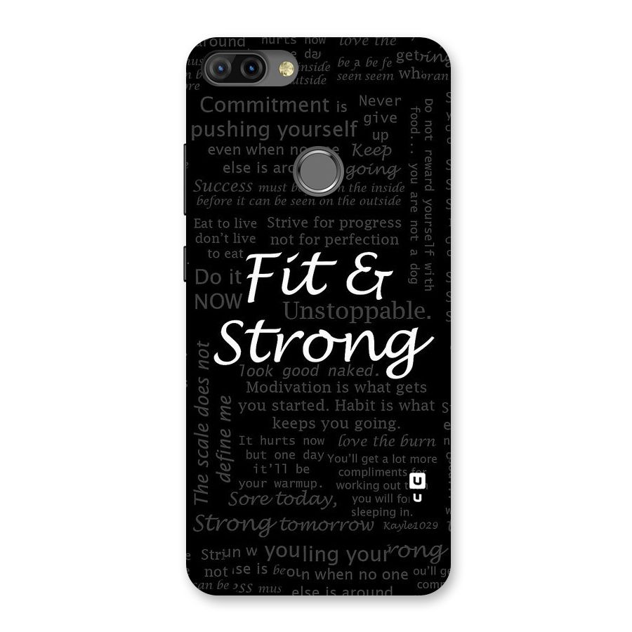 Fit And Strong Back Case for Infinix Hot 6 Pro