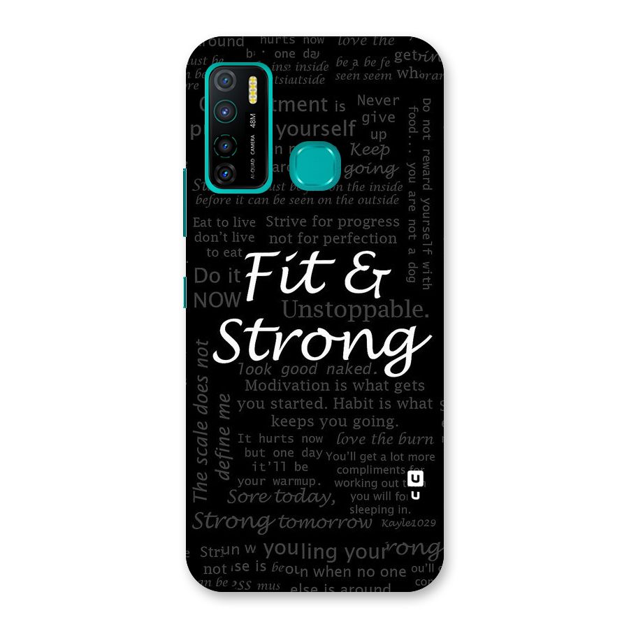 Fit And Strong Back Case for Infinix Hot 9 Pro