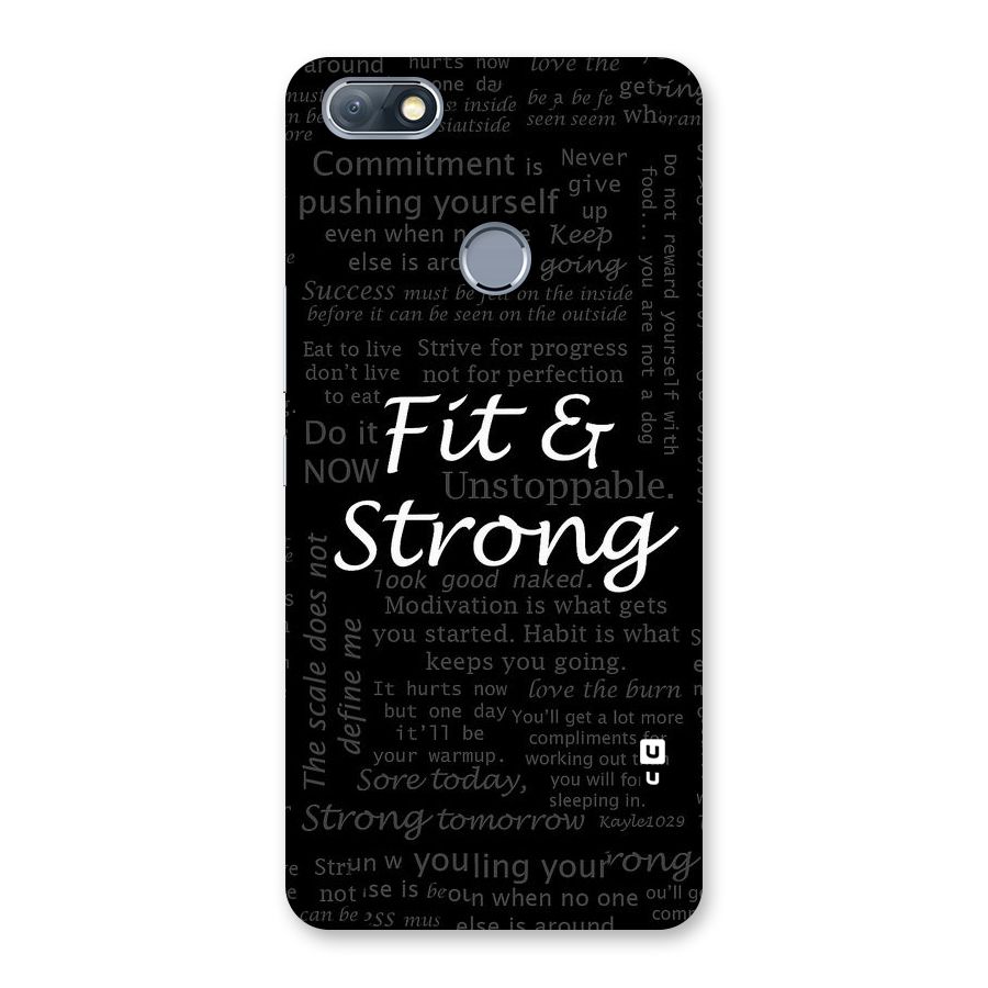 Fit And Strong Back Case for Infinix Note 5