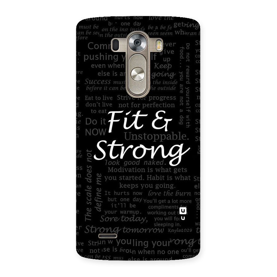 Fit And Strong Back Case for LG G3