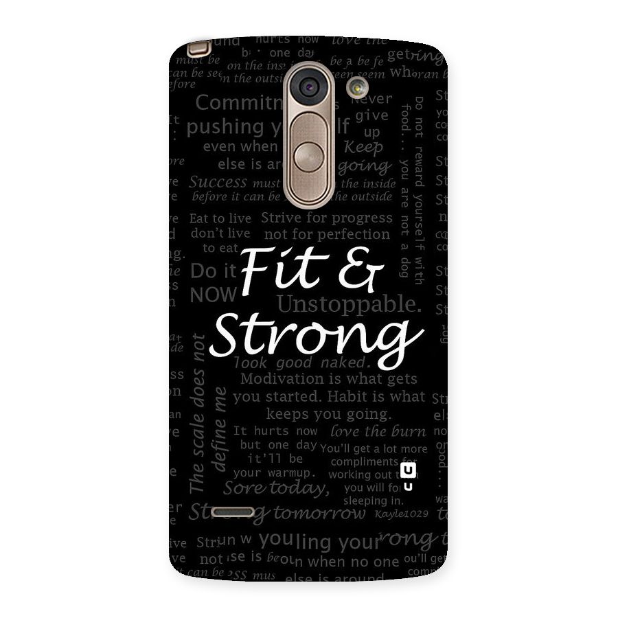 Fit And Strong Back Case for LG G3 Stylus