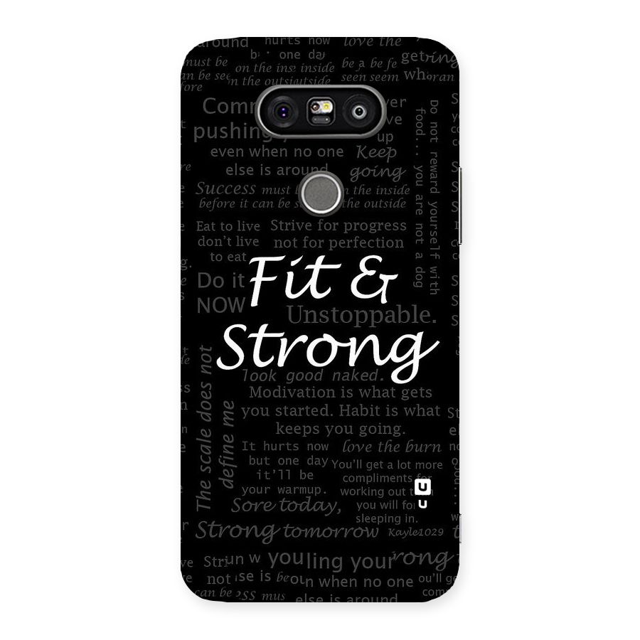 Fit And Strong Back Case for LG G5