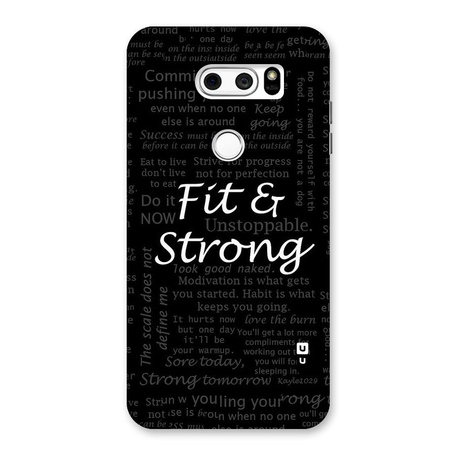 Fit And Strong Back Case for LG V30