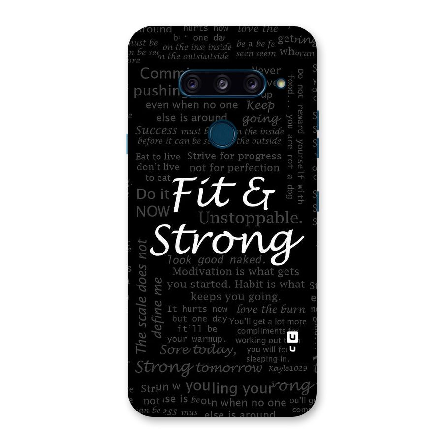 Fit And Strong Back Case for LG  V40 ThinQ