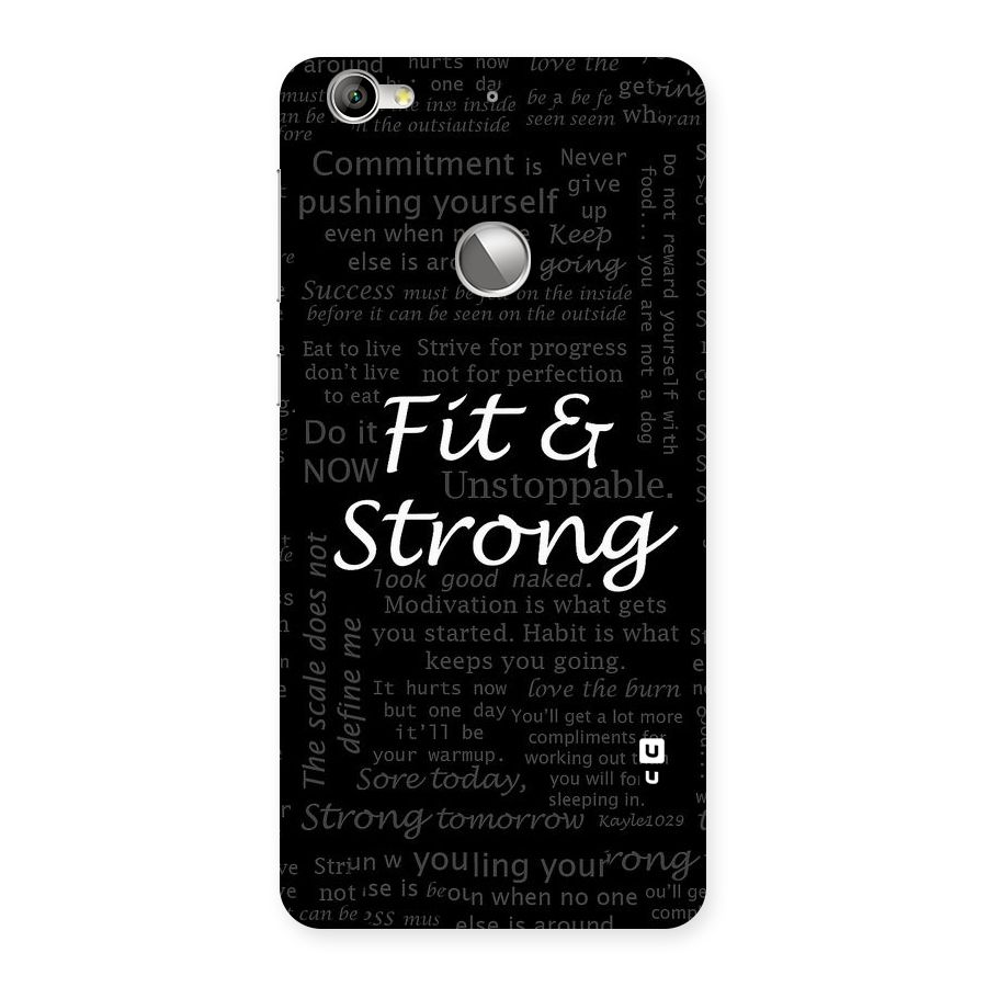 Fit And Strong Back Case for LeTV Le 1s