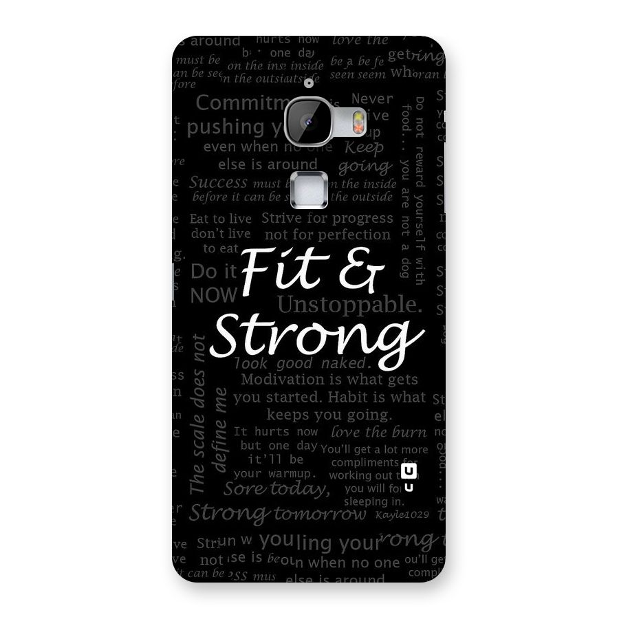 Fit And Strong Back Case for LeTv Le Max