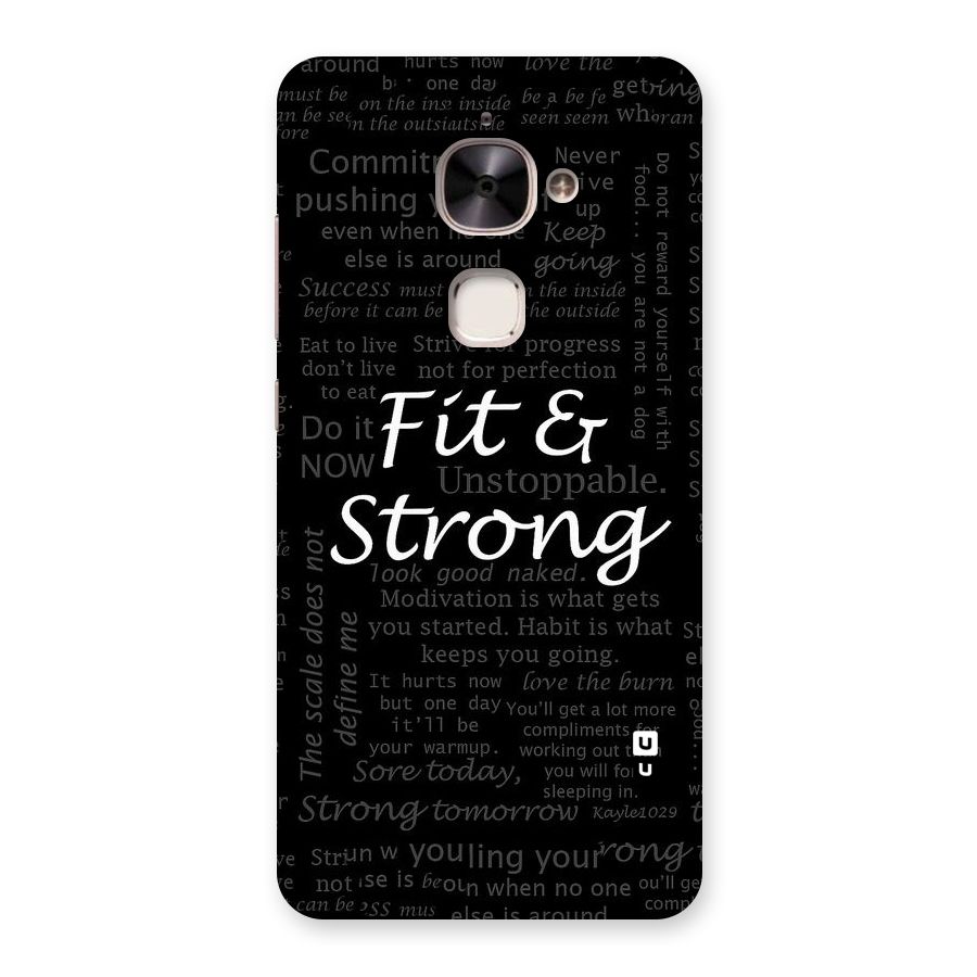 Fit And Strong Back Case for Le 2