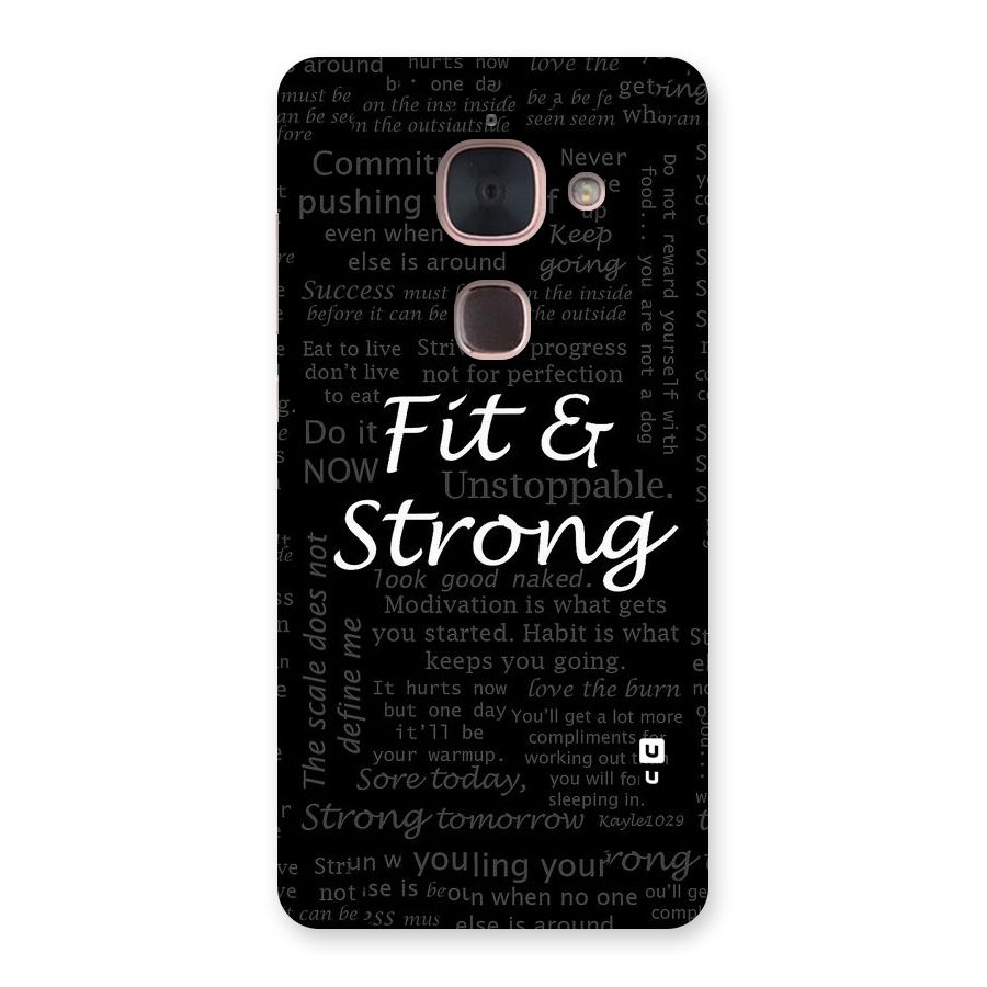 Fit And Strong Back Case for Le Max 2